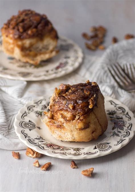 These Sticky Pecan Cinnamon Rolls Are Soft And Sweet With A Crunchy