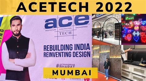 Ace Tech Exhibition Mumbai 2022 Interior Design And Architectural