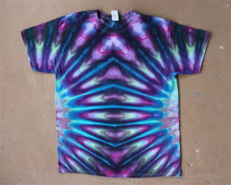 Tie Dye Shirt Large Psychedelic Clothing Trippy Shirt 60s Hippie