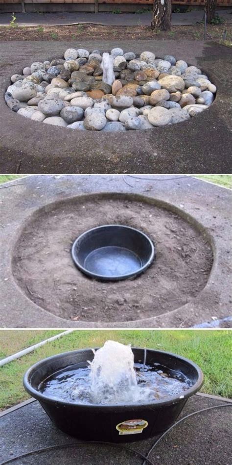 River Rock Mini Fountain Diy Water Feature Ideas To Make Your Home And