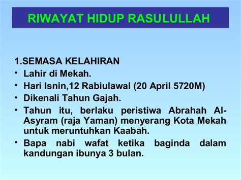 Full sejarah hidup rasulullah saw lengkap dari lahir hingga wafat ust abdul somad lc , ma. riwayat hidup rasulullah