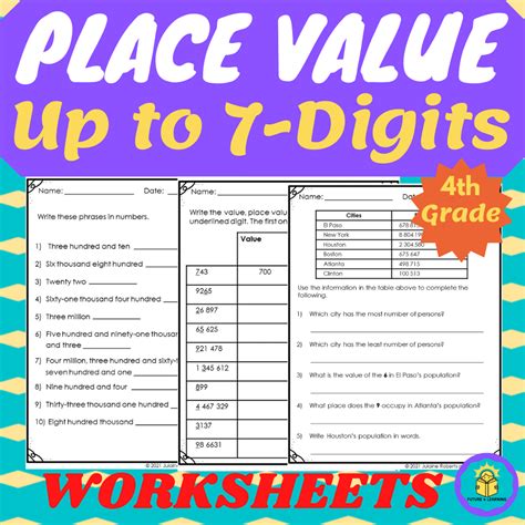Make A Number On Place Value Chart Math Worksheets Splashlearn