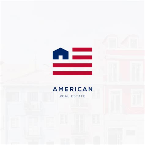 American Real Estate Logo Concept Logodesign