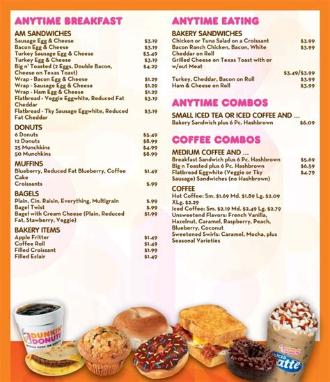 14 things you need to know about dunkin' donuts. Menu - Dunkin Donuts