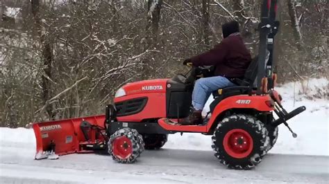 Kubota Bx 2370 Vs Snow In The Hills Of Southeastern Ohio Part 2 Youtube