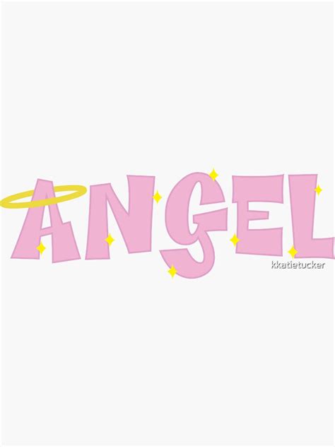 Angel Halo Sticker For Sale By Kkatietucker Redbubble