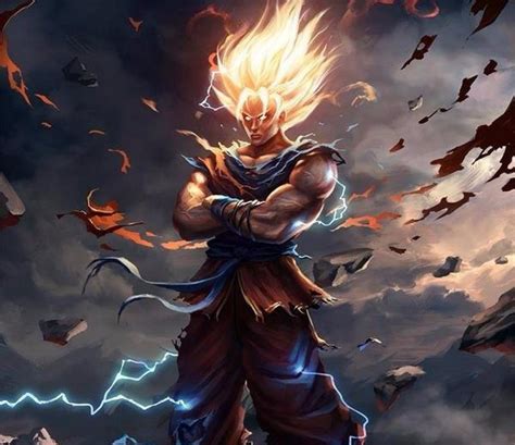 This was also demonstrated in goku's fight with dyspo during the universal survival arc, where goku transformed from ssgod to ssblue so that his attack power and speed would be. Camiseta Dragon Ball Z Goku Super Saiyan - R$ 22,00 em ...