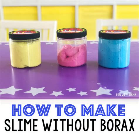 Slime Recipe Without Borax Or Eye Contact Solution Bios Pics