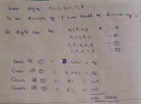 How Many Five Digit Numbers Divisible By 3 Can Be Formed Using The