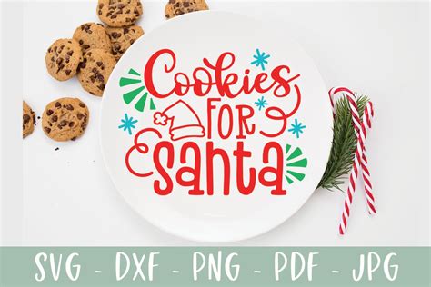 Cookies for Santa SVG - Christmas SVG