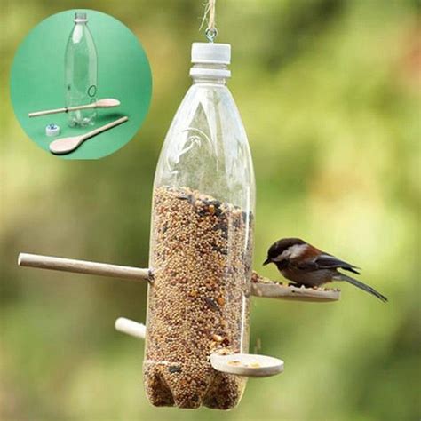 Recycle Drink Bottle Into Bird Feeder Back Yard Flair Bird Feeder Craft Diy Bird Feeder