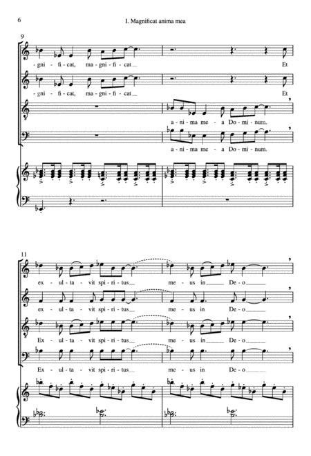 Magnificat Choral Score Music Sheet Download
