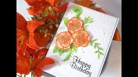 I'm christina and i would like to show you how to make beautiful cards. Card Making Magic - Beautiful Layered Roses - YouTube