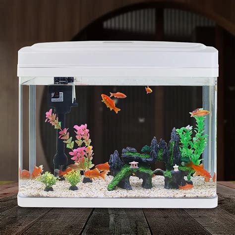 Desktop Aquariums Ecological Fish Tank Led Aquarium Goldfish Bowl
