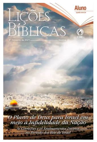 Revista Escola Dominical Lições Bíblicas Adultos 3º Trimestre