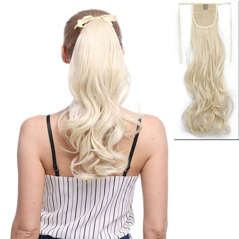S Noilite Ponytail Extension One Piece Tie Up Clip In Hair Extensions