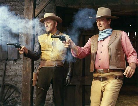 Kirk Douglas And John Wayne In The War Wagon 1967 John Wayne Movies