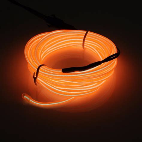 Flexible 10 Colors Led Strip Light For 300cm El Wire Rope Tube Neon