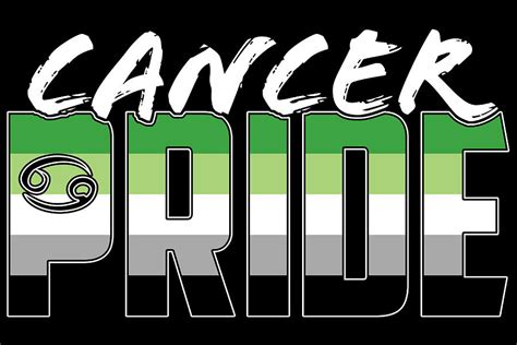 Cancer Aromantic Pride Flag Zodiac Sign Digital Art By Patrick Hiller Fine Art America