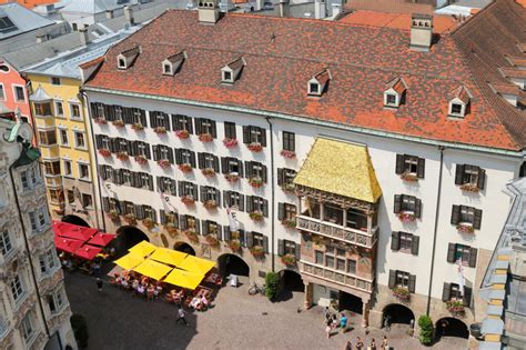 The Iconic Golden Roof Goldenes Dachl In Innsbruck Austria Editorial