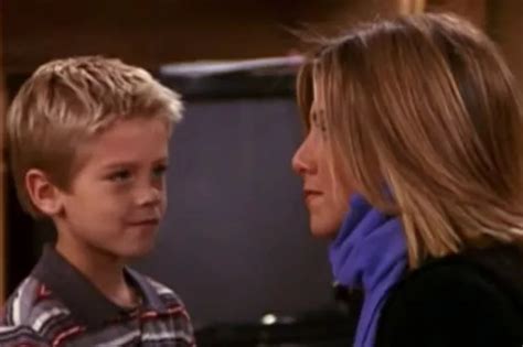 jennifer aniston shares shock at cole sprouse s age years after his role in friends irish