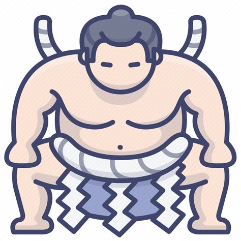 Sumo Wrestling Japan Japanese Icon Download On Iconfinder
