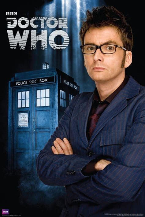 Doctor Who 10th Doctor David Tennant And Tardis Exclusive Poster 24