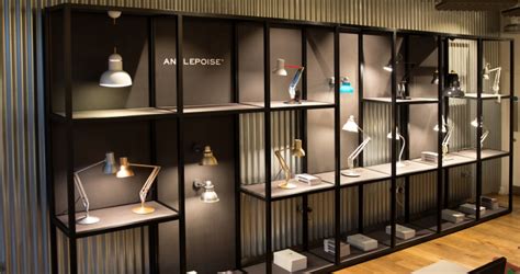 Anglepoise Clerkenwell Showroom With Unibox Displays London Uk