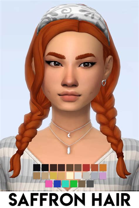 Pin By Micat Game On Sims 4 Maxis Match Hair Carnelia