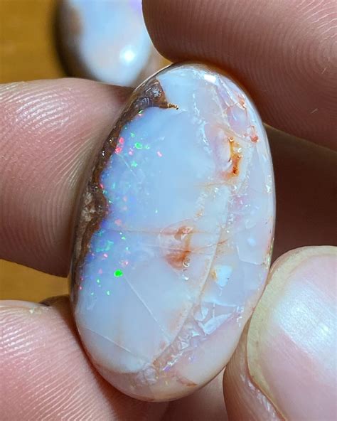 Amazing Magic Pink Fire Opal On Matrix With Its Dazzling Etsy Uk