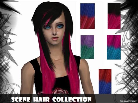 The Sims Resource Scene Hair Collection