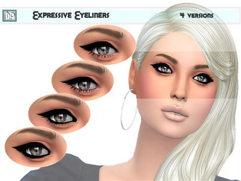 The Sims Resource Mp Expressive Eyeliner N2