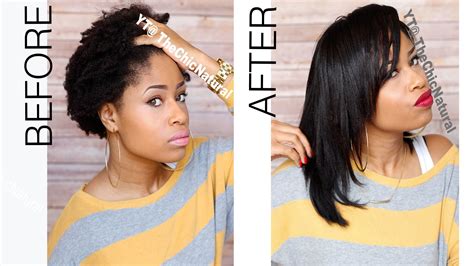 From Kinky To Straight How To Straighten Natural Hair