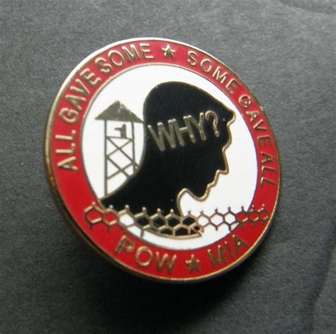 Pow Mia Some Gave All Military Lapel Pin Badge 1 Inch On Ebid United