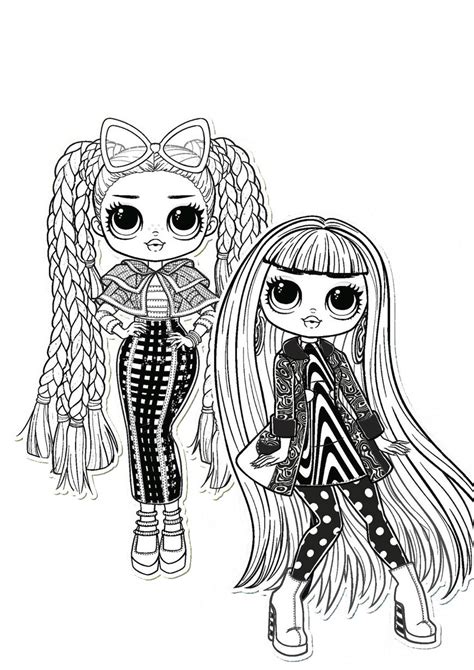 Omg Doll Coloring Pages Fun Coloring Page
