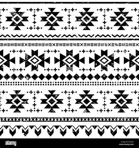 Tribal Aztec Vector Seamless Pattern Print Stock Vector Image And Art