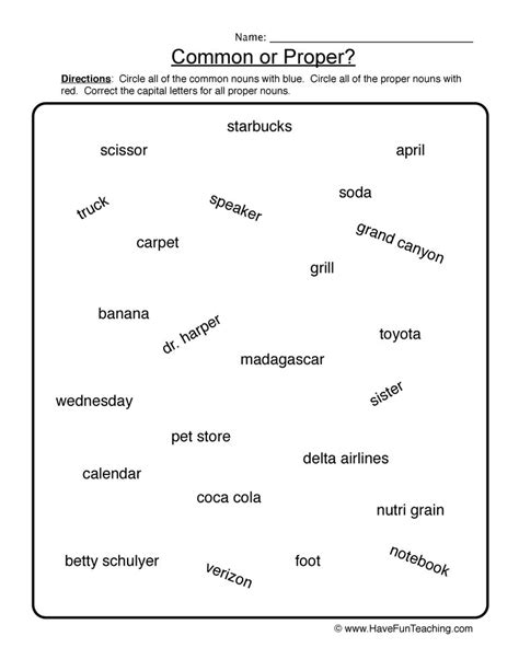 Collective nouns worksheet for class 3. Noun Worksheets | Have Fun Teaching