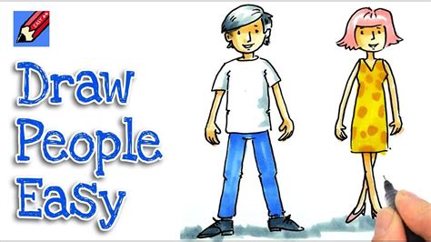 People cartoon drawing at getdrawings free download. How to draw cartoon people - YouTube