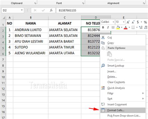 Cara Mengetik Angka Nol Di Excel