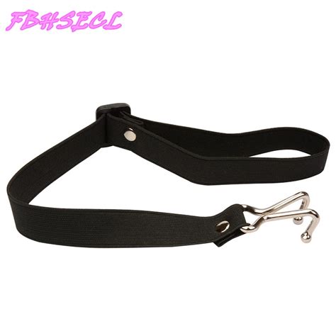 Fbhsecl Stainless Steel Nose Hook Force Rise Elastic Strap Adjustable Slave Training Sm Bondage