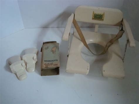 Vintage Little Toidey Potty Training Chair Circa 50s And 2 Toideyette