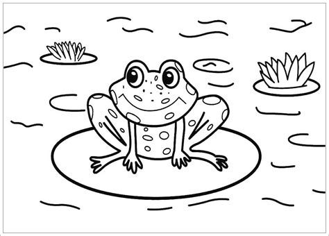 Frog And Toad Coloring Page Printable