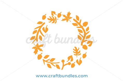 Floral Wreath Svg Cut File Craftbundles