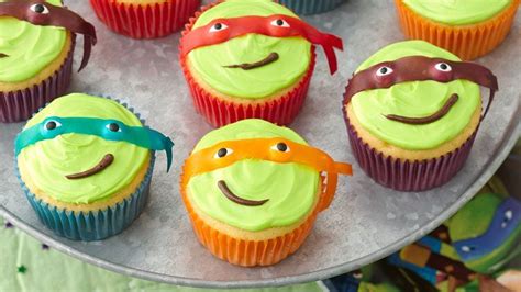 Teenage Mutant Ninja Turtles Cupcakes Recipe From Betty Crocker