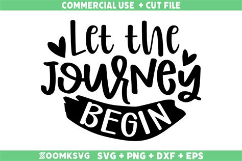 Let The Journey Begin Graphic By Zoomksvg · Creative Fabrica