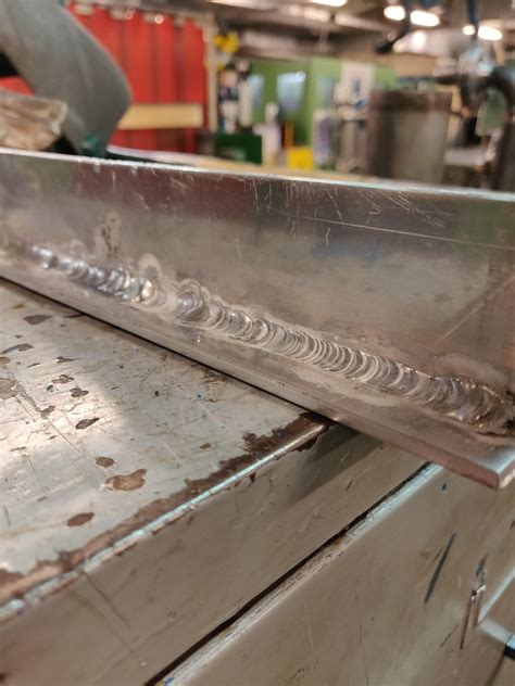 First Time TIG Welding Alu Any Tips To Improve R Welding