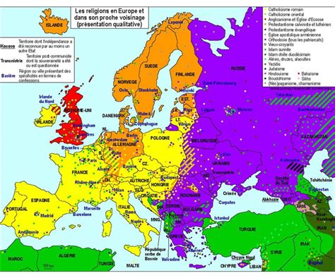 Inserito il 19 febbraio 2013. Chiese: la mappa dell'Europa divisa dalle religioni ...