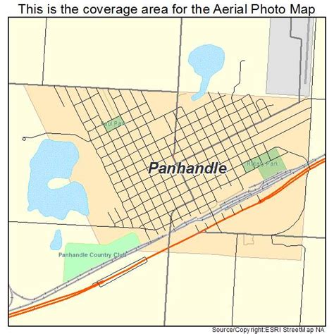 Aerial Photography Map Of Panhandle Tx Texas
