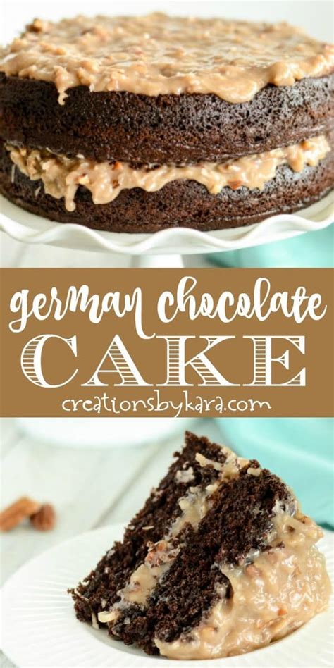 It's pretty sweet by itself, but when paired with coconut pecan filling and chocolate frosting, it makes my teeth hurt. German Chocolate cake with homemade German chocolate ...