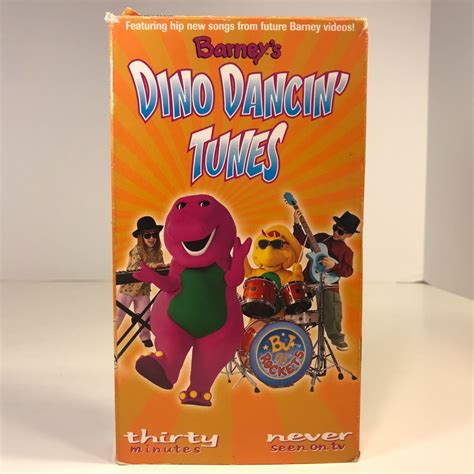 Barney The Dinosaur Barneys Dino Dancin Tunes Vhs 2001 Tested